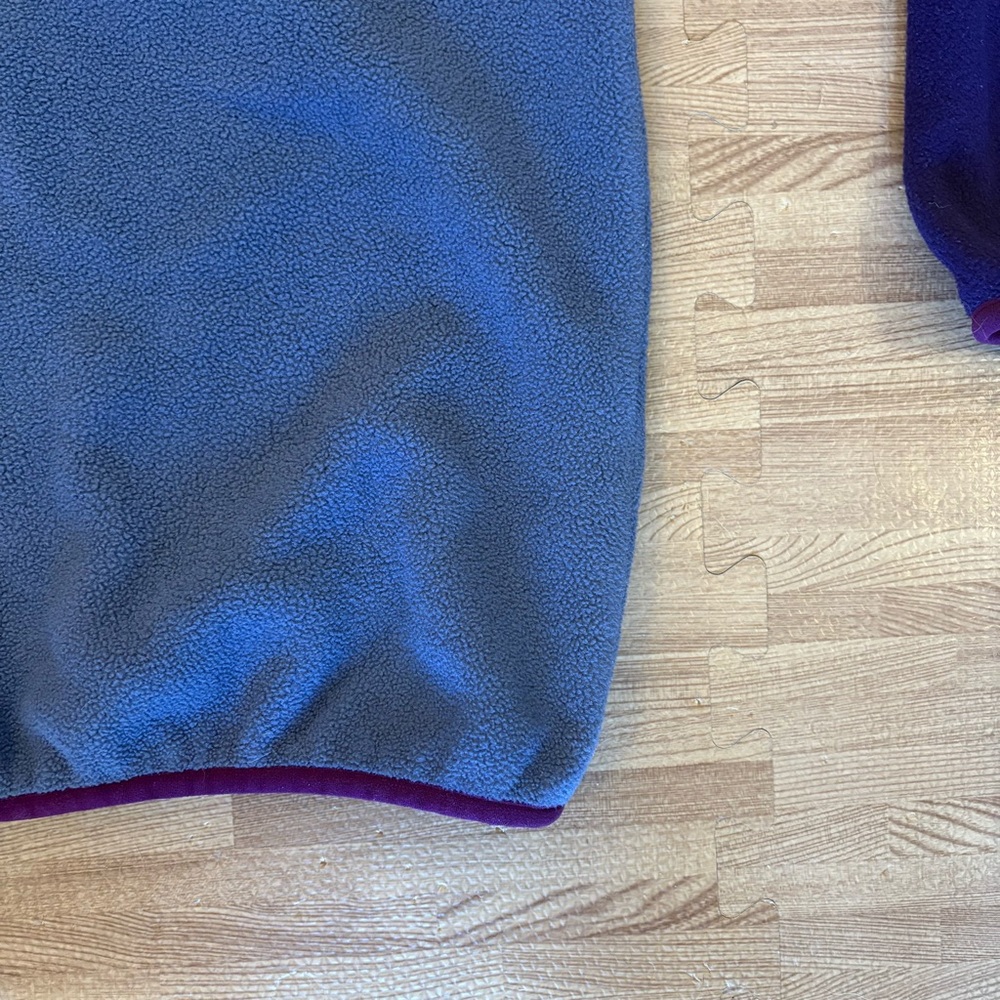 Patagonia Synchilla Snap-T Pullover Women's XS Purple Colorblock Fleece - Picture 3 of 14